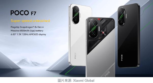 POCO F7 引領新局：AI筆記中國手機龍頭們鏖戰中高階市場