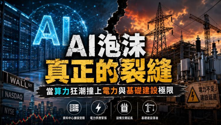 從華爾街到電網：AI熱潮背後被忽略的物理世界限制