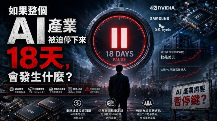 當資本、晶片與勞動市場同時失速，AI筆記全球科技供應鏈的壓力測試正在開始