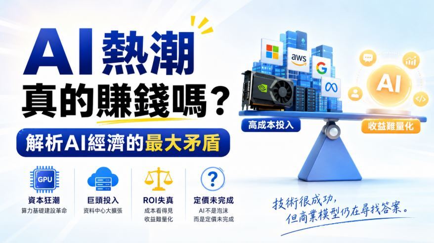 從GPU狂潮到ROI失真：AI筆記資本市場狂歡下的泡沫危機
