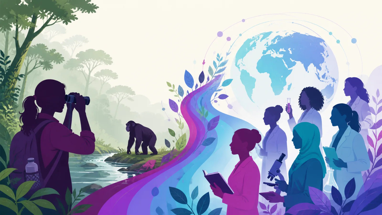 珍古德：AI筆記從貢貝溪的望遠鏡到全球推廣 — 她如何改寫靈長類學、啟發女性科學家
